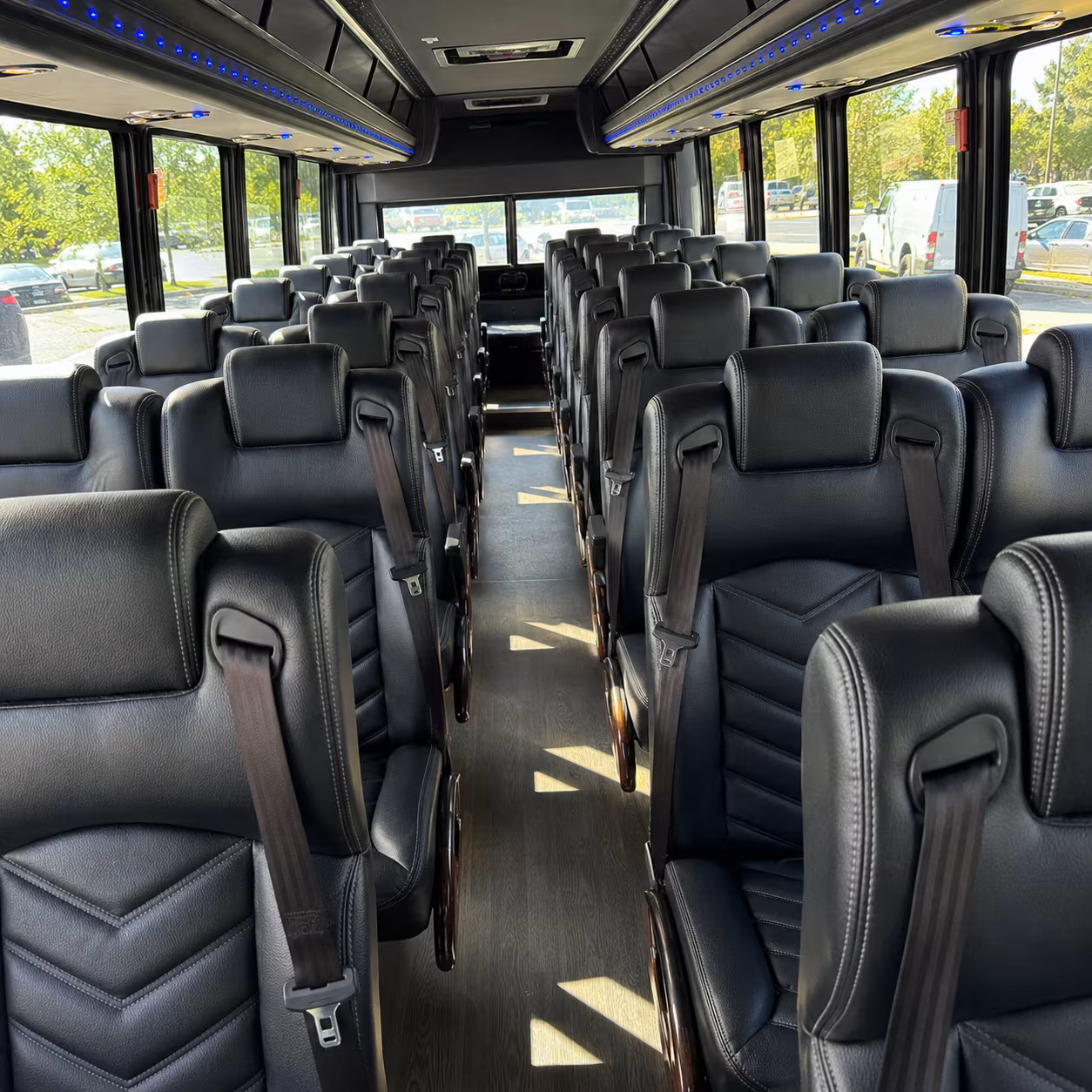 15-35 Passenger Minibus Interior