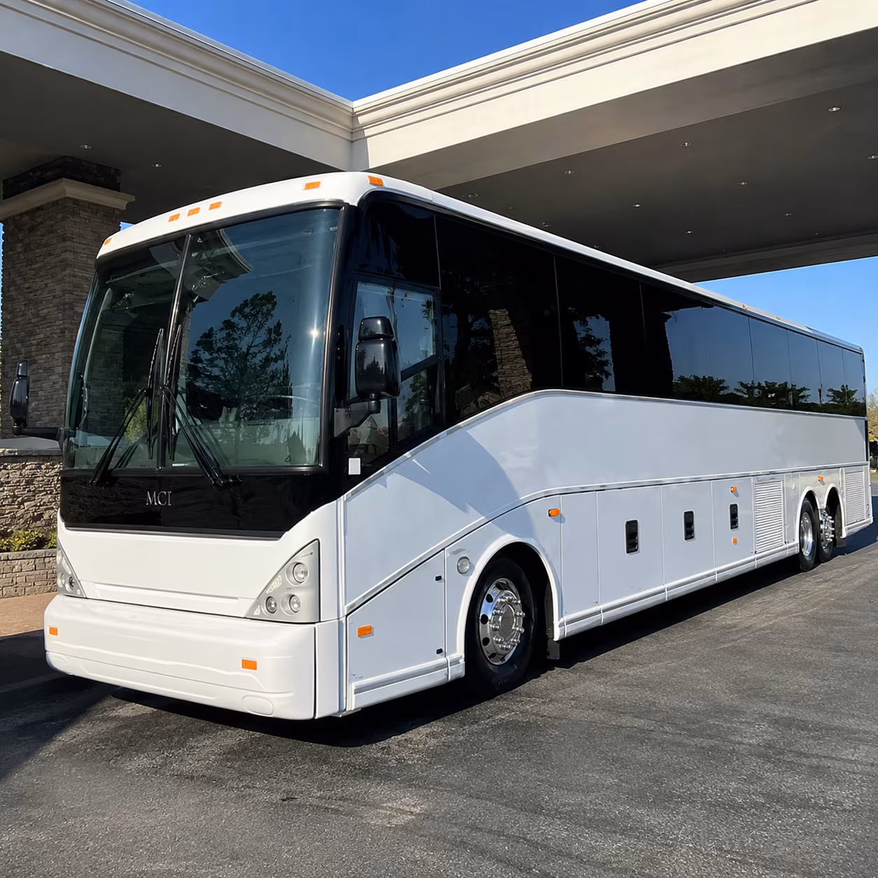 Lancaster Airport Shuttle & Transportation party bus exterior