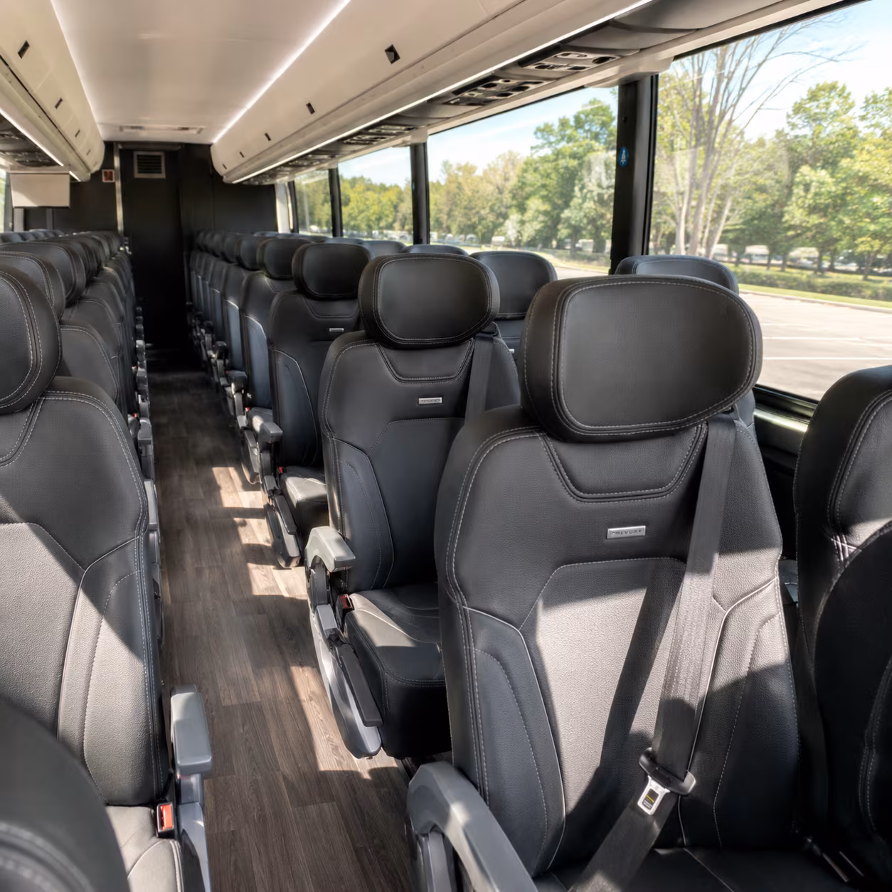 Lancaster Airport Shuttle & Transportation party bus interior