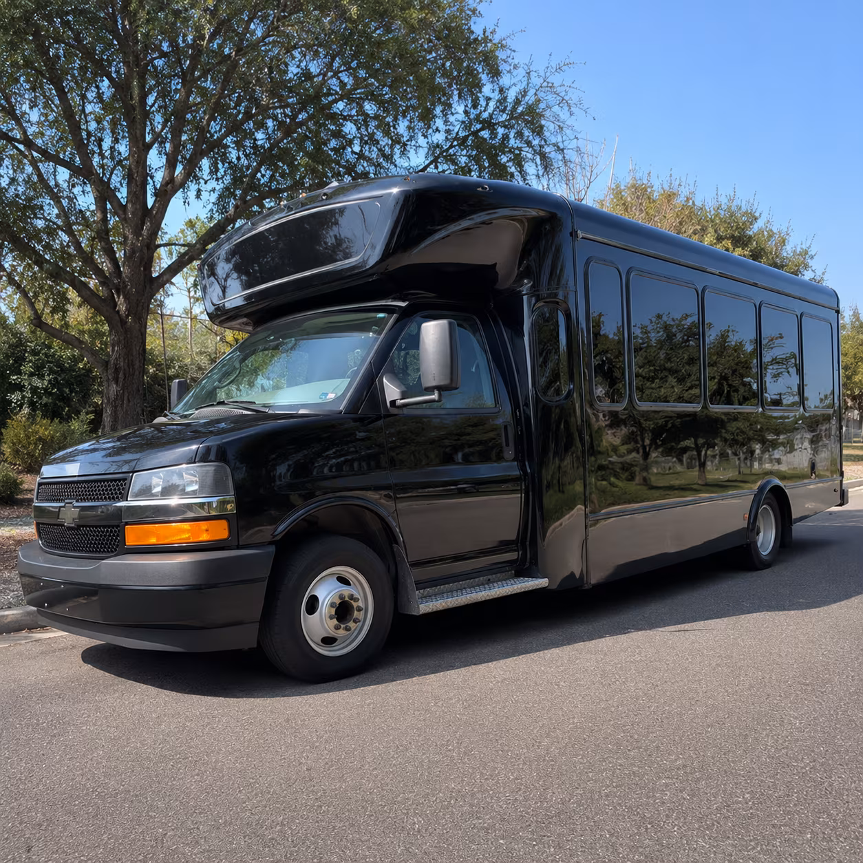 Lancaster Bachelor & Bachelorette Transportation party bus exterior