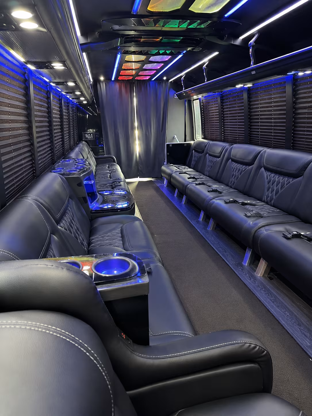 Lancaster Birthday, Sweet 16, & Quinceañera Transportation party bus exterior