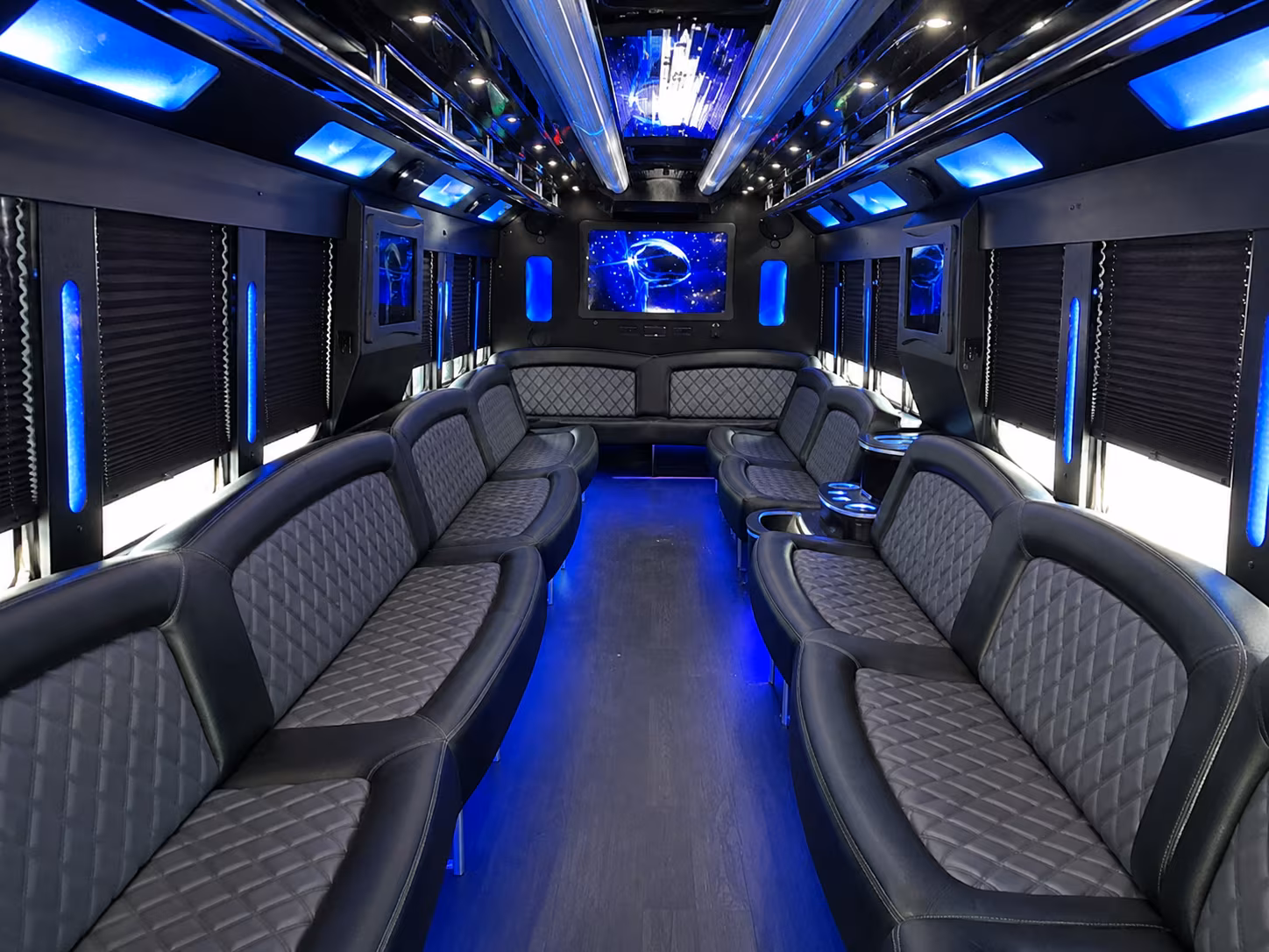 Lancaster Concert & Music Festival Transportation party bus exterior