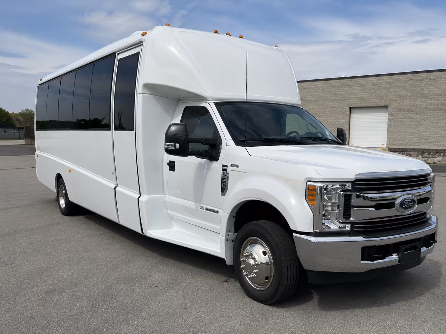 Lancaster Corporate Transportation party bus exterior