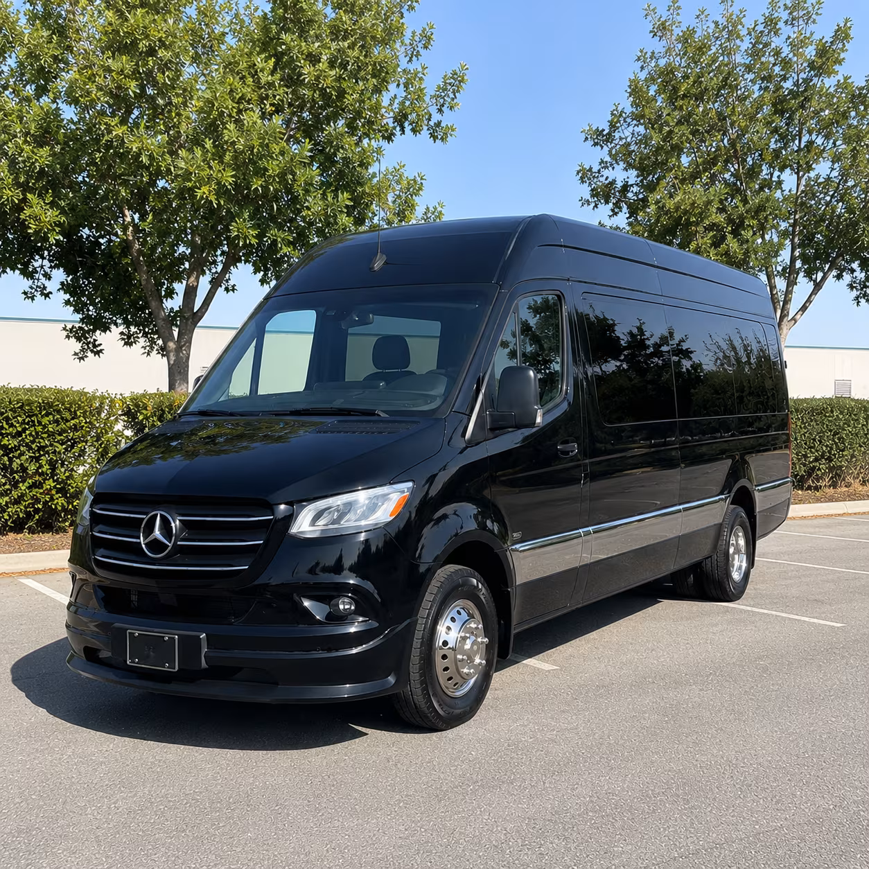 Lancaster Corporate Transportation party bus exterior