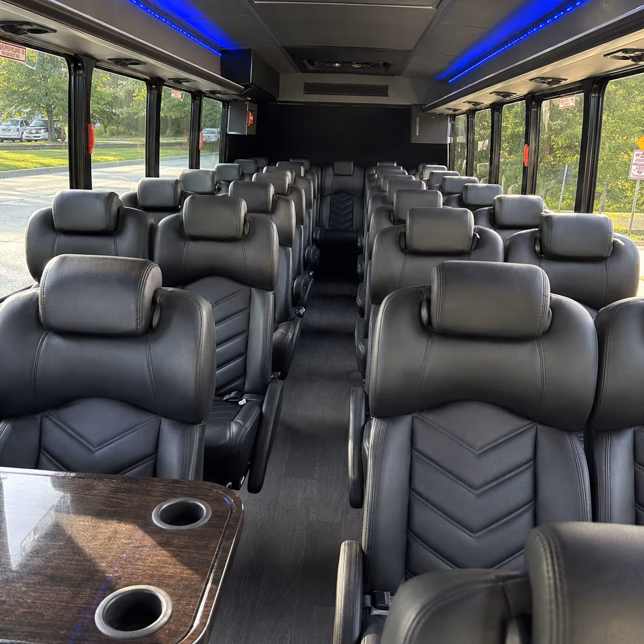 Lancaster Corporate Transportation onboard seating