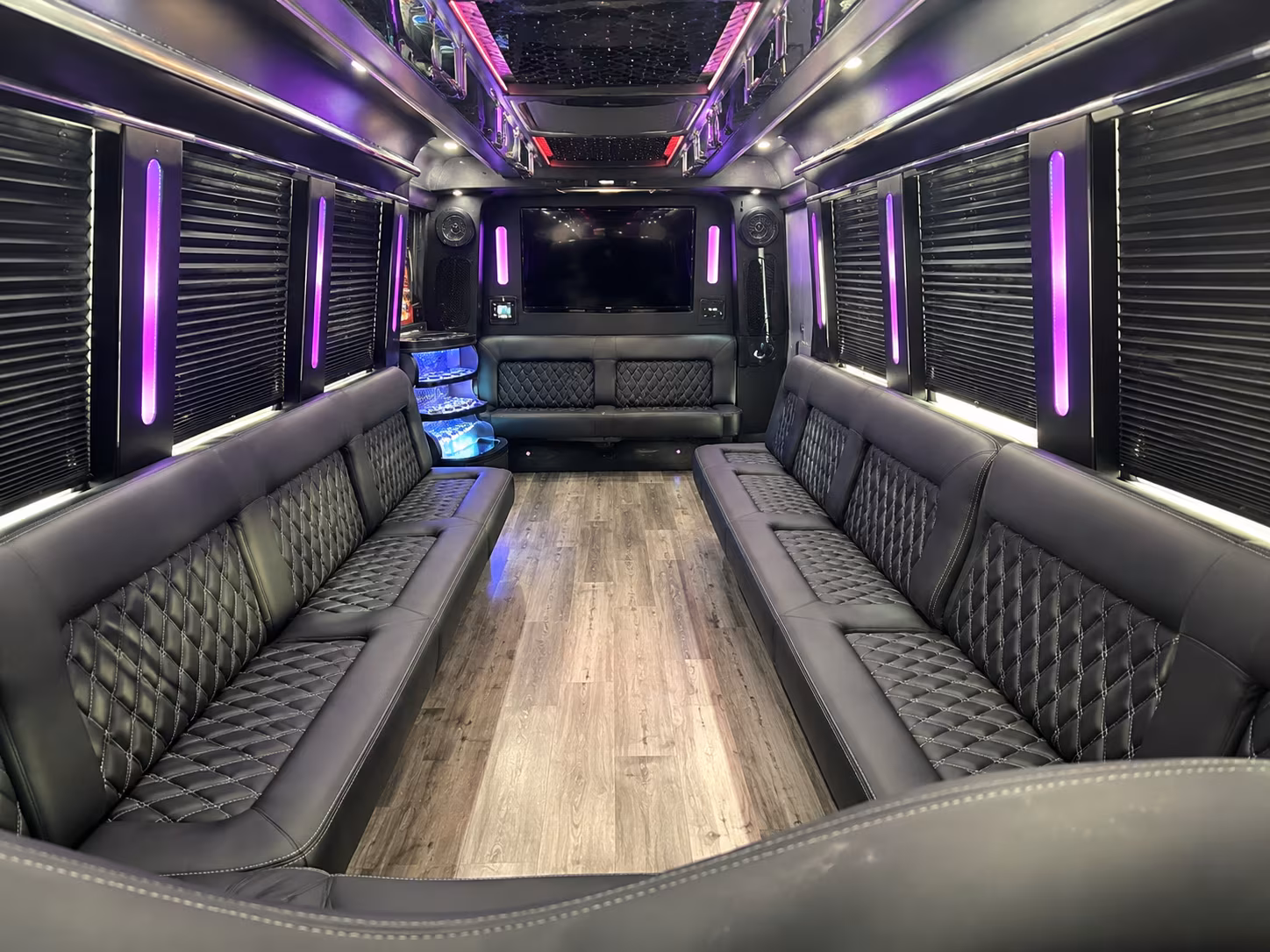 Lancaster Private Event Transportation onboard seating