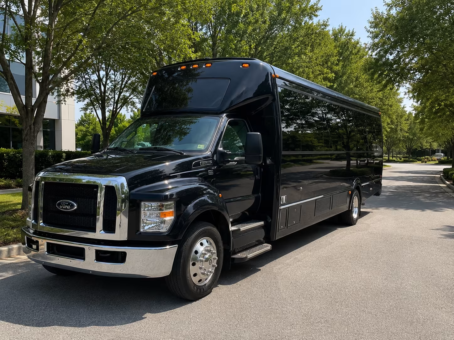 Lancaster Prom & Homecoming Transportation party bus exterior
