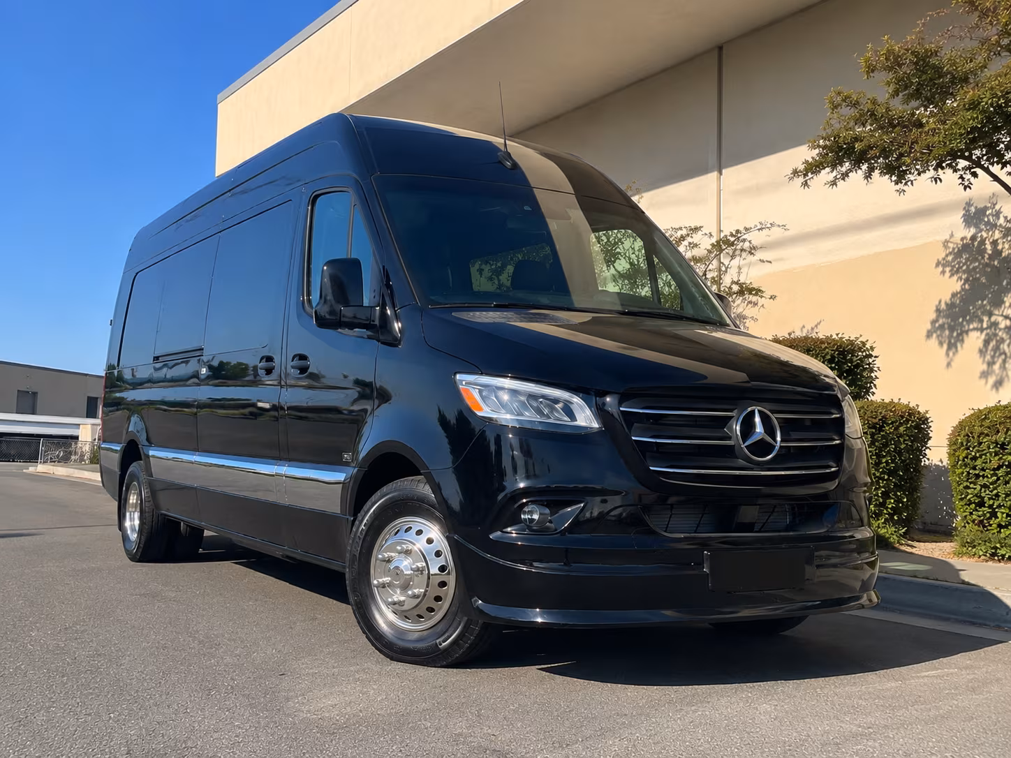 Lancaster School Event Transportation party bus exterior