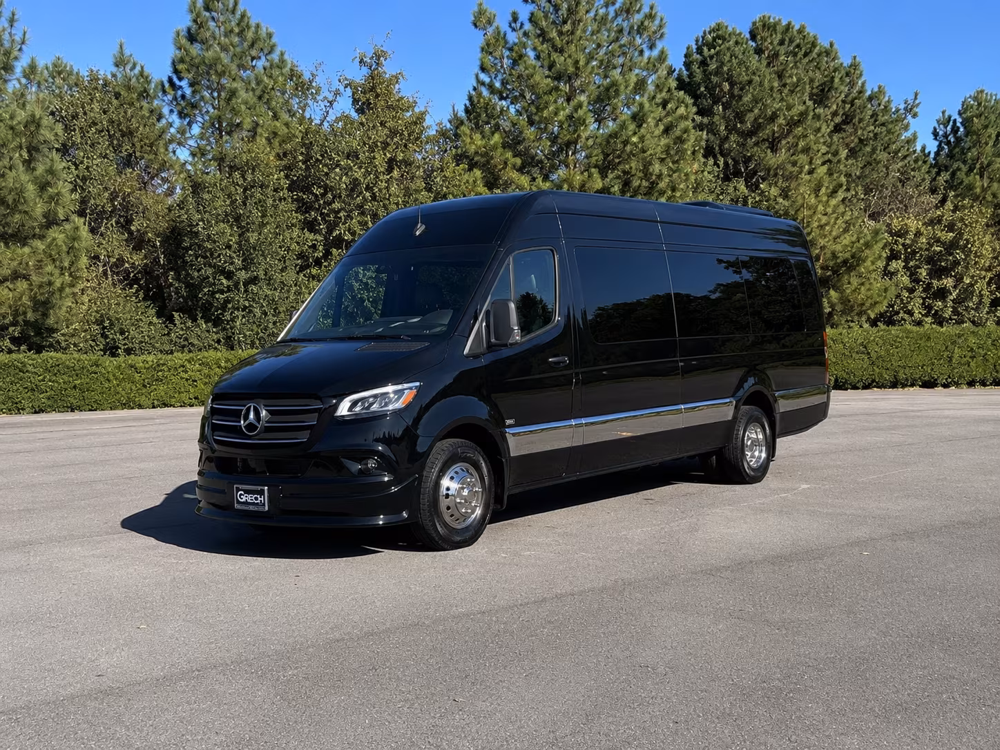 Lancaster School Event Transportation party bus interior