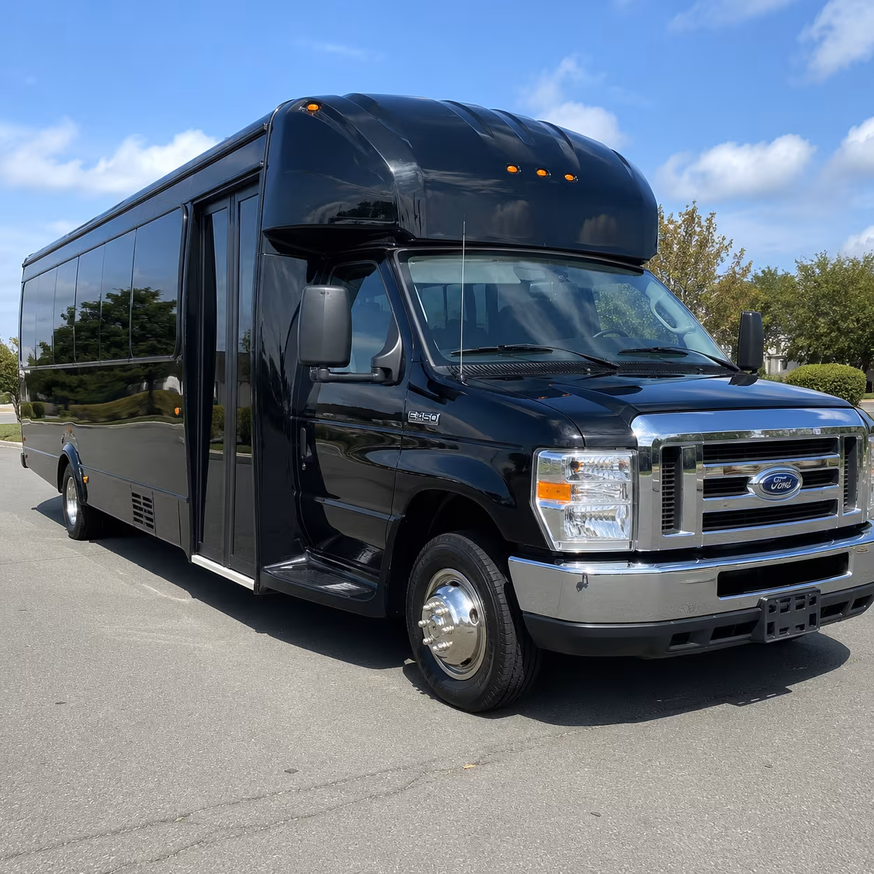 Lancaster Wedding Transportation party bus exterior