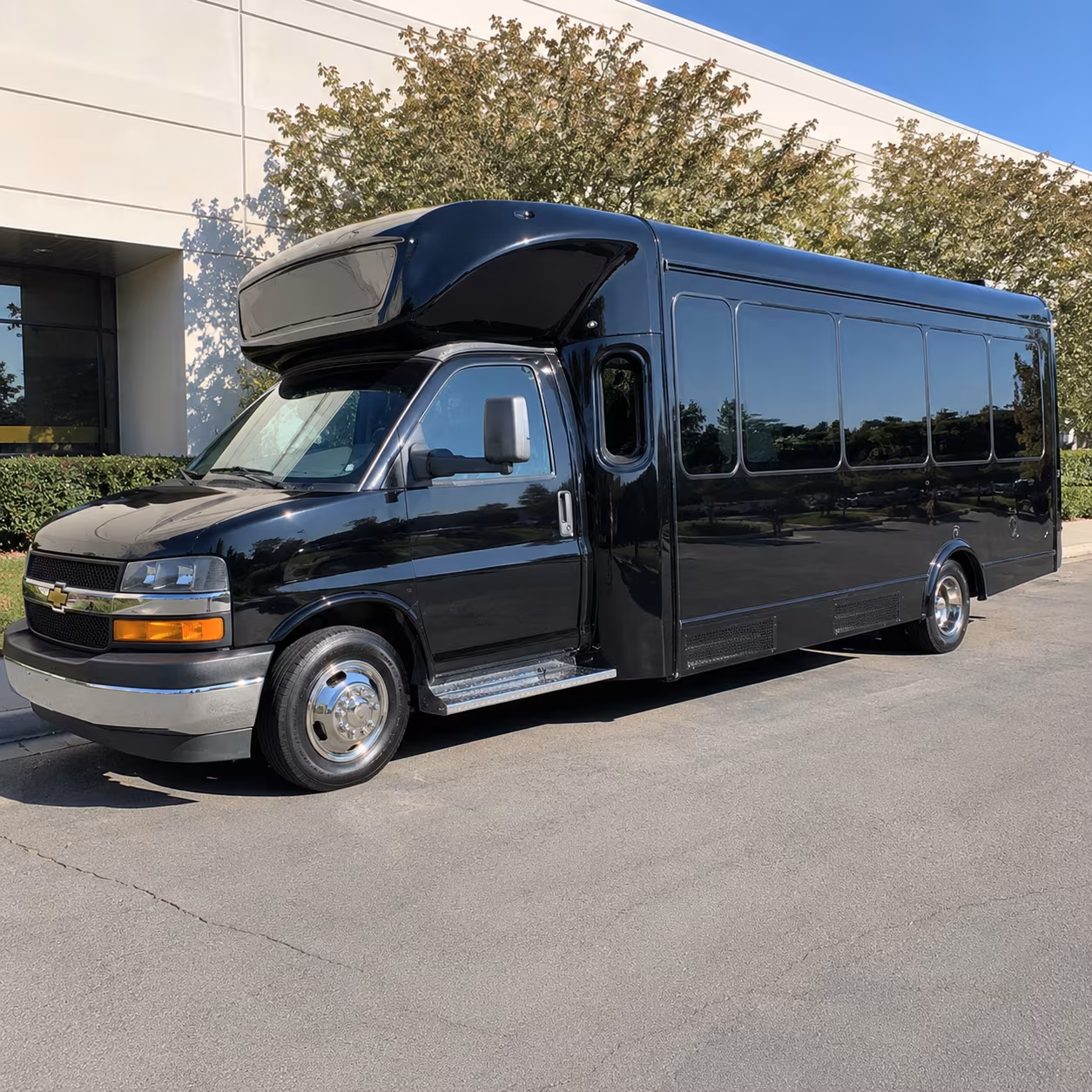 Lancaster Wedding Transportation party bus exterior