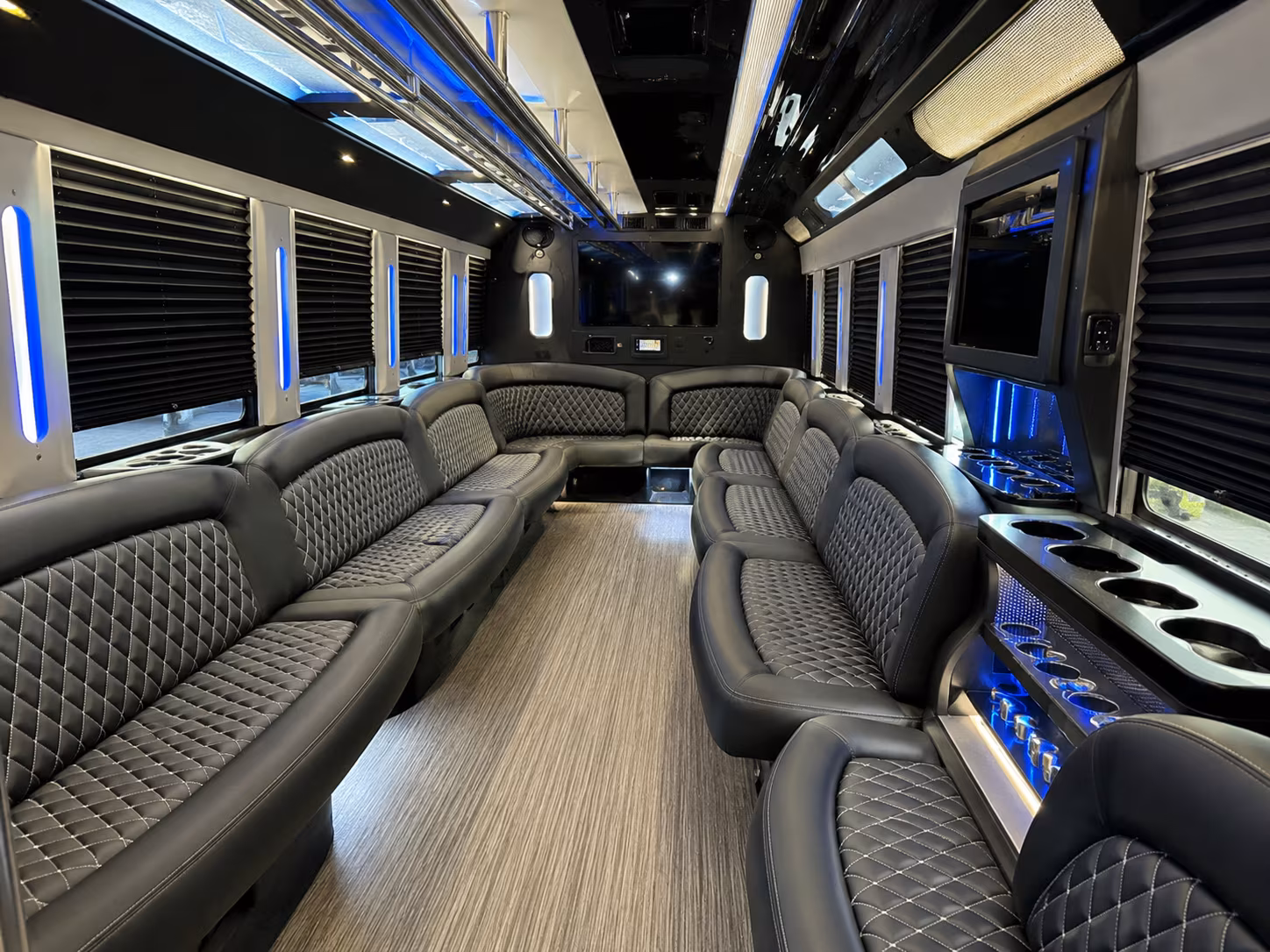 Lancaster Wedding Transportation party bus exterior