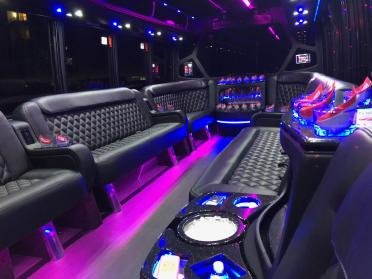 Temecula 15 Passenger Party Bus Interior