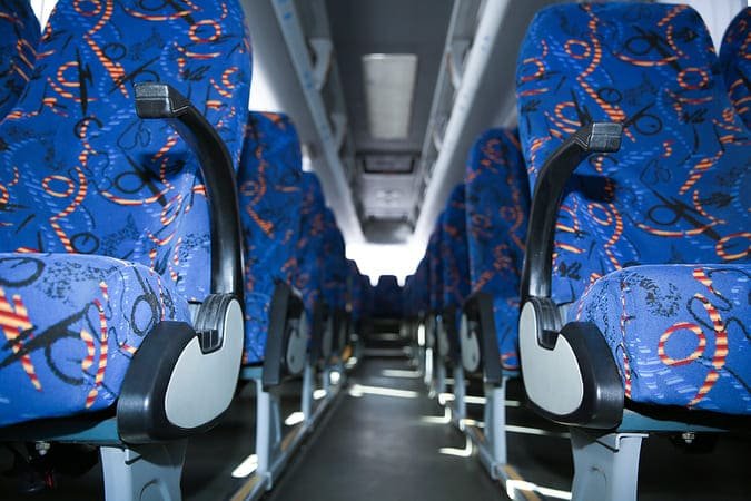 Temecula 47-56 Passenger Charter Buses Interior
